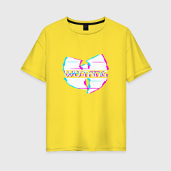 Женская футболка хлопок Oversize Wu-Tang