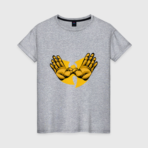 Женская футболка хлопок с принтом Wu-Tang Forever, вид спереди #2