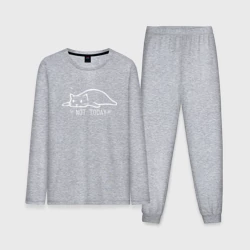 Мужская пижама с лонгсливом хлопок Not today не сегодня