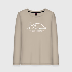 Женский лонгслив хлопок Not today не сегодня