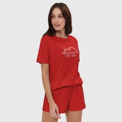 Женская пижама с шортиками хлопок Not today не сегодня - фото 2