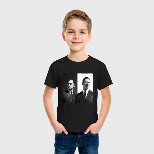 Детская футболка хлопок Tom hardy legend, цвет черный - фото 3