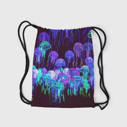 Рюкзак-мешок 3D Неоновые медузы - фото 7
