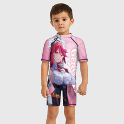 Детский купальный костюм 3D Genshin Impact, Розария - фото 2