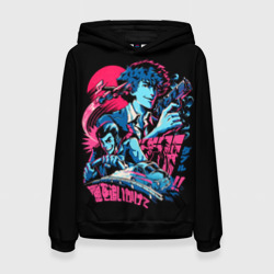 Женская толстовка 3D Cowboy Bebop neon