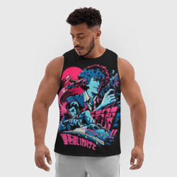 Мужская спортивная майка 3D Cowboy Bebop neon - фото 2