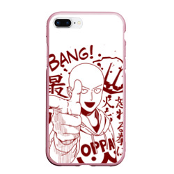 Чехол для iPhone 7Plus/8 Plus матовый Saitama Bang!