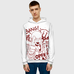 Мужская толстовка 3D Saitama Bang! - фото 2