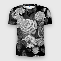 Мужская футболка 3D Slim Розы