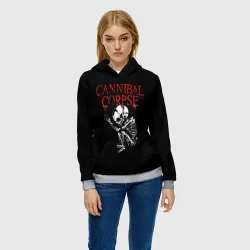 Женская толстовка 3D Cannibal Corpse 1 - фото 2