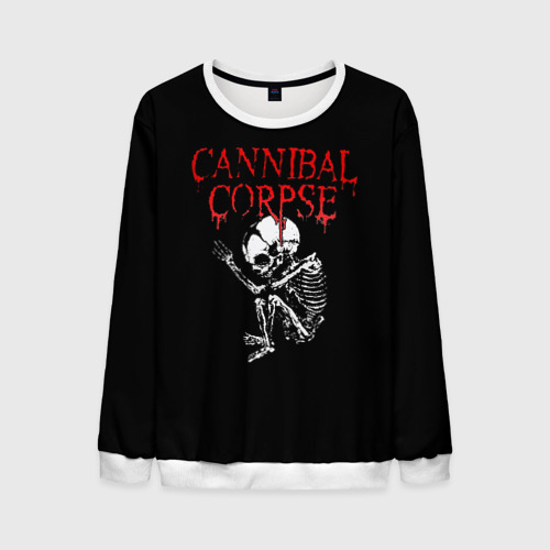 Мужской свитшот 3D Cannibal Corpse 1, цвет белый