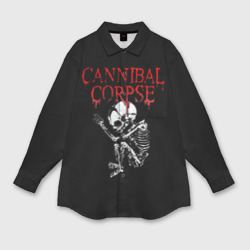 Мужская рубашка oversize 3D Cannibal Corpse 1