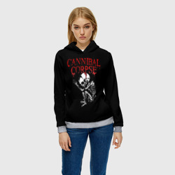 Женская толстовка 3D Cannibal Corpse 1 - фото 2