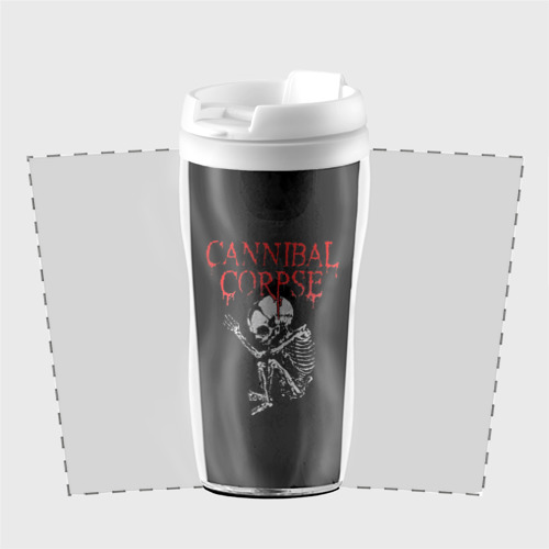 Термокружка-непроливайка Cannibal Corpse 1, цвет белый - фото 2