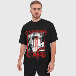 Мужская футболка oversize 3D Cannibal Corpse 2 - фото 2