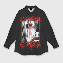 Мужская рубашка oversize 3D Cannibal Corpse 2