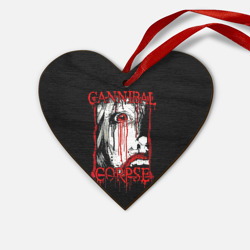 Деревянная игрушка Сердце Cannibal Corpse 2