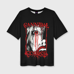 Женская футболка oversize 3D Cannibal Corpse 2