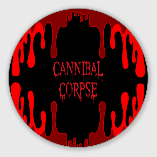 Круглый коврик для мышки Cannibal Corpse