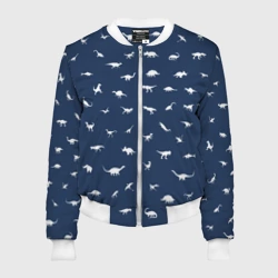 Женский бомбер 3D Dinoworld#2