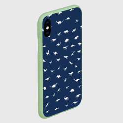 Чехол для iPhone XS Max матовый Dinoworld#2 - фото 2