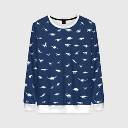 Женский свитшот 3D Dinoworld#2