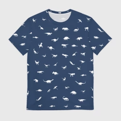 Мужская футболка 3D Dinoworld#2