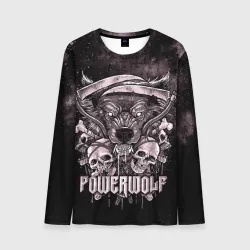 Мужской лонгслив 3D Powerwolf