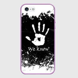 Чехол для iPhone 5/5S матовый We know TES