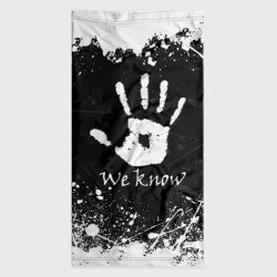 Бандана-труба 3D We know TES - фото 7