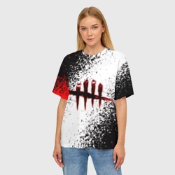 Женская футболка oversize 3D Dead by Daylight - фото 2