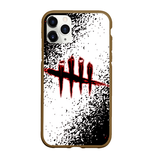 Чехол для iPhone 11 Pro Max матовый Dead by Daylight, цвет коричневый