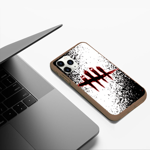 Чехол для iPhone 11 Pro Max матовый Dead by Daylight, цвет коричневый - фото 5