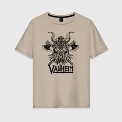 Женская футболка хлопок Oversize Valheim