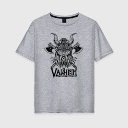 Женская футболка хлопок Oversize Valheim