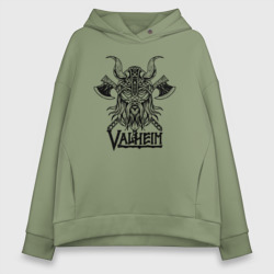 Женское худи Oversize хлопок Valheim