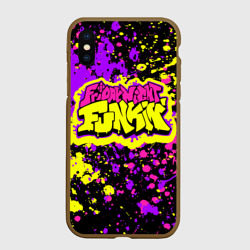 Чехол для iPhone XS Max матовый Friday Night Funkin