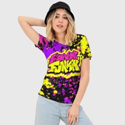 Женская футболка 3D Slim Friday Night Funkin - фото 2
