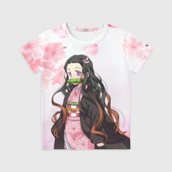 Детская футболка 3D Незука Nezuko