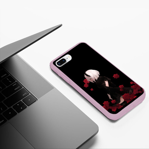 Чехол для iPhone 7Plus/8 Plus матовый Anime teen, цвет розовый - фото 5
