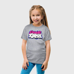 Детская футболка хлопок Friday Night Funkin, лого - фото 2