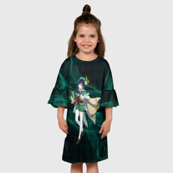 Детское платье 3D Genshin Impact - Venti - фото 2