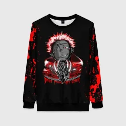 Женский свитшот 3D Jujutsu Kaisen сукуна