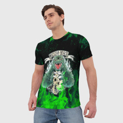 Мужская футболка 3D Godzilla Годзилла - фото 2