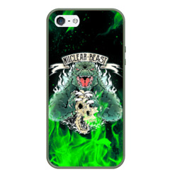 Чехол для iPhone 5/5S матовый Godzilla Годзилла