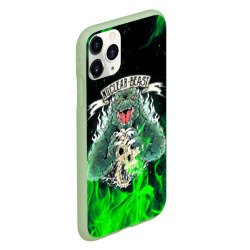 Чехол для iPhone 11 Pro матовый Godzilla Годзилла - фото 2