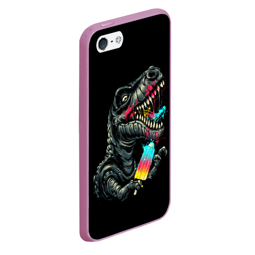 Чехол для iPhone 5/5S матовый T-REX ЕСТ МОРОЖЕНОЕ  - фото 3