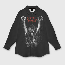 Женская рубашка oversize 3D Cannibal Corpse