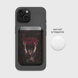 Картхолдер Magsafe магнитный Cannibal Corpse Skeleton - фото 2