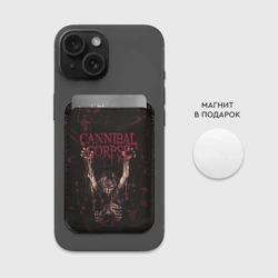 Картхолдер Magsafe магнитный Cannibal Corpse Skeleton - фото 2